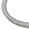 Brass Mesh Chain Bracelets for Women DIY-B066-02G-03-2