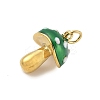 304 Stainless Steel Enamel Pendants STAS-M120-06A-G02-2