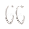 Non-Tarnish 304 Stainless Steel Stud Earrings for Women EJEW-L272-019P-1