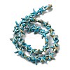Synthetic Turquoise Dyed Beads Strands LS-G-P507-04R-4