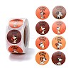 Flat Round Paper Thank You Stickers LS-DIY-C042-12C-1