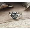 Zinc Alloy Finger Two Sided Rotatable Finger Rings FS-WG6AB10-04-5