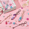 DIY Beadable Keychain Bar Making Kit DIY-PH0017-37-5