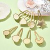 8Pcs 8 Styles Alloy Alligator Hair Clip Finding PHAR-CJ0001-03-5