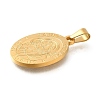 304 Stainless Steel Pendants LS-STAS-K394-04G-01-2
