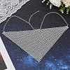 Triangle Alloy Headwear Masquerade Masks AJEW-WH20067-054S-3