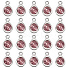 20Pcs Faceted Glass Charms RGLA-TADJ0001-01B-2