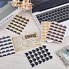 10Pcs 5 Colors Retro Hot Stamping Paper Photo Corner Self-Adhesive Stickers AJEW-CP0003-78-4