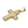 304 Stainless Steel Crystal Rhinestone Pendants STAS-F336-15G-01-2