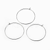 316 Surgical Stainless Steel Hoop Earrings Findings STAS-F149-32P-D-1