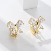 Brass Hoop Earrings EJEW-R016-10G-02-1