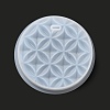 DIY Embossed Flower Pattern Pendant Silicone Molds LS-DIY-G079-01A-4