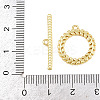 Brass Toggle Clasps KK-G548-34A-G-4
