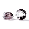Two Tone Glass European Beads GDA009-3-2