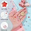90Pcs 9 Colors Electroplate Glass Beads EGLA-FS0001-49-2