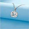 Anti-Tarnish 304 Stainless Steel Pendants STAS-R131-05P-1