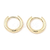 Brass Huggie Hoop Earrings EJEW-I289-26KCG-1