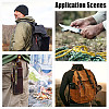 2Pcs 2 Colors Handmade Spartan Nylon Parachute Cord Pendant Decorations for Men KEYC-HY0001-32-5