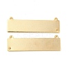 Rack Plating Brass Connector Charms KK-M250-14G-1