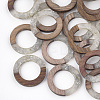 Resin & Walnut Wood Pendants RESI-S358-04E-1