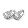 Non-Tarnish 304 Stainless Steel Snap on Bails STAS-P319-17P-2