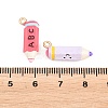 Alloy Enamel Pendants ENAM-D320-01B-3
