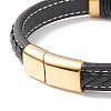 Leather Cord Bracelets BJEW-E345-09G-2