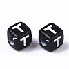 Opaque Acrylic Beads SACR-N002-01T-3