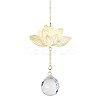 Brass Hollow Lotus Hanging Ornaments LS-HJEW-E012-03G-01-3