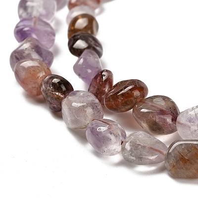 Natural Auralite Beads Strands G-P497-01E-42-1