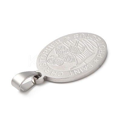 Non-Tarnish 304 Stainless Steel Pendants STAS-E195-01P-1