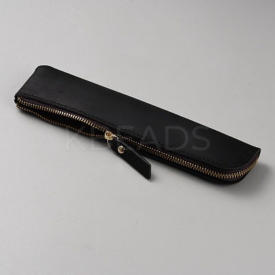 Rectangle Leather Pen Bags AJEW-WH20001-27A-01-1