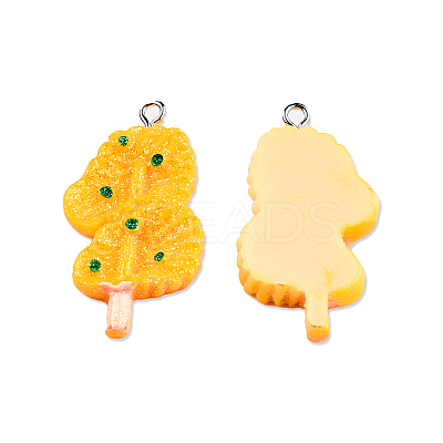 Opaque Resin Pendants CRES-N021-161-1