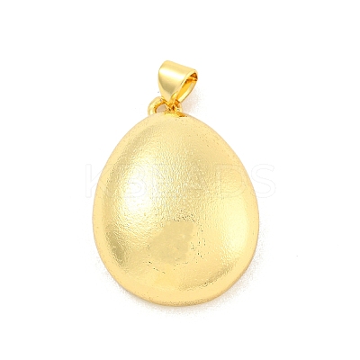 Rack Plating Brass Pendants KK-K341-75C-G-1