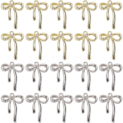 40Pcs 2 Colors Alloy Pendants FIND-SC0011-55-1