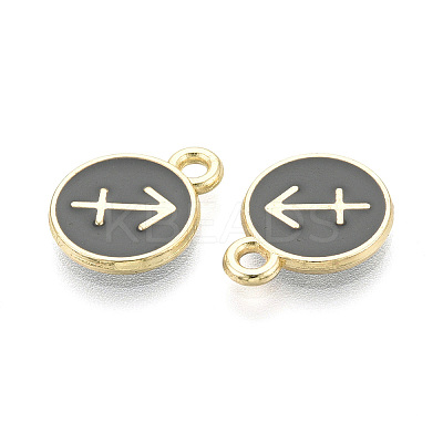 Alloy and Enamel Charms ENAM-T021-28J-1