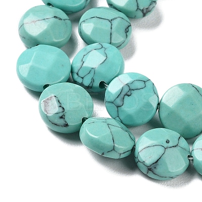 Synthetic Turquoise Beads Strands G-K357-B07-01-1