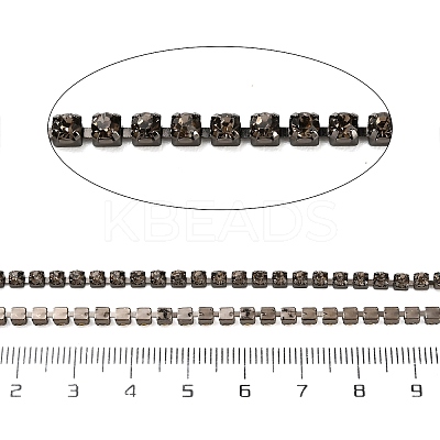 Iron Rhinestone Cup Chains CH-A008-01I-1