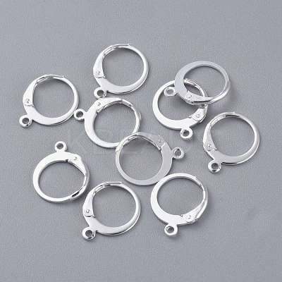 304 Stainless Steel Leverback Earring Findings STAS-K210-29S-1
