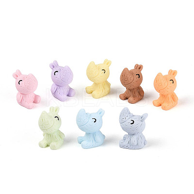 Resin Rhinoceros Display Decorations RESI-T026-19M-1