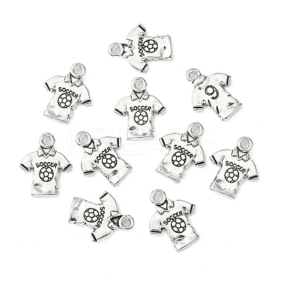 Tibetan Style Alloy T-Shirt Pendants LS-EA8750Y-1