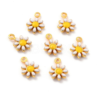 Brass Enamel Charms X-KK-K260-03G-RS-1