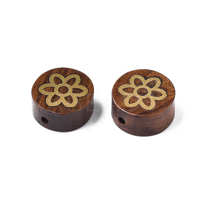 Natural Wood Undyed Beads WOOD-N013-027-1