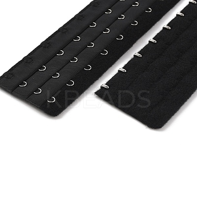 Polyester Women's 3 Rows x 9 Hooks Longline Corset Bra Extender FIND-WH0146-20B-02-1