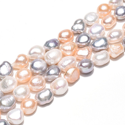 Natural Cultured Freshwater Pearl Beads Strands PEAR-N014-09A-03-1