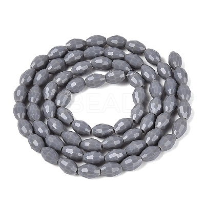 Opaque Solid Color Glass Beads Strands GLAA-N071-01A-C11-1
