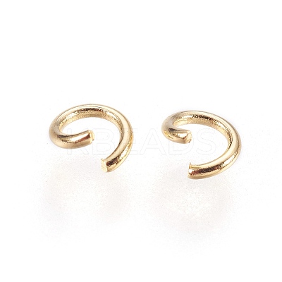 304 Stainless Steel Saw Cut Open Jump Rings STAS-P212-19G-02-1
