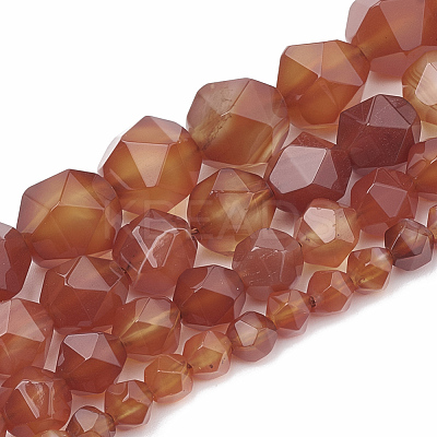 Natural Carnelian Beads Strands G-S332-10mm-005-1