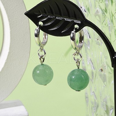 Anti-Tarnish Rhodium Plated 925 Sterling Silver Hoop Earrings STER-K168-042P-1