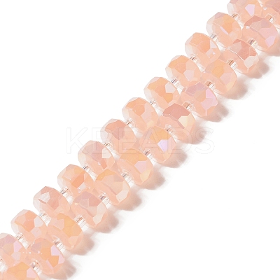 Glass Imitation Jade Beads Strands GLAA-G097-01B-1